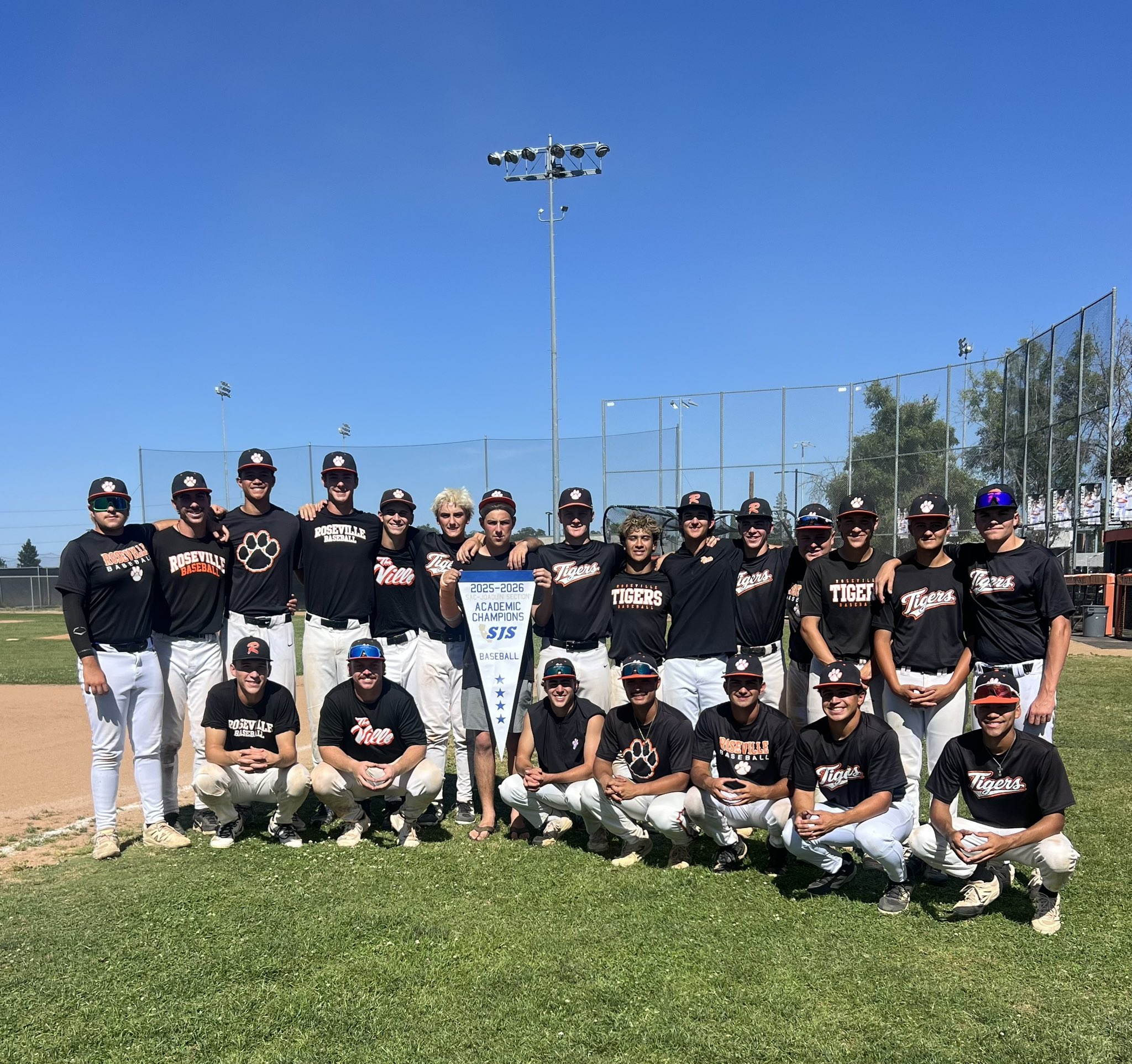 Roseville championship and academic banners — photo 1